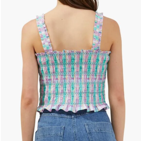 French Connection Multicolor Ruffle Tank Top - Picture 2 of 4